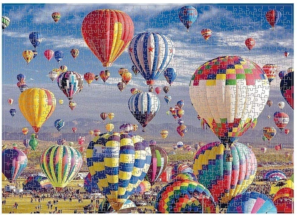 Peter Pauper Press Puzzle Balloons in Flight in Branded Box PPP-536 